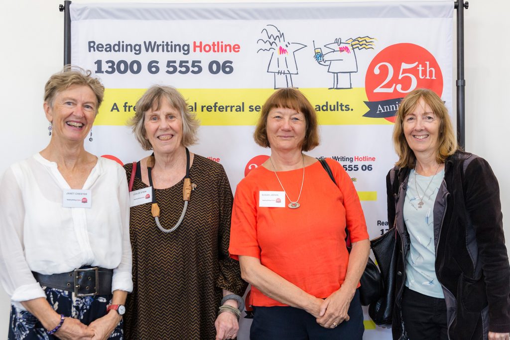 Hotline event celebrations Reading Writing Hotline