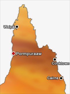 Map of Cape York