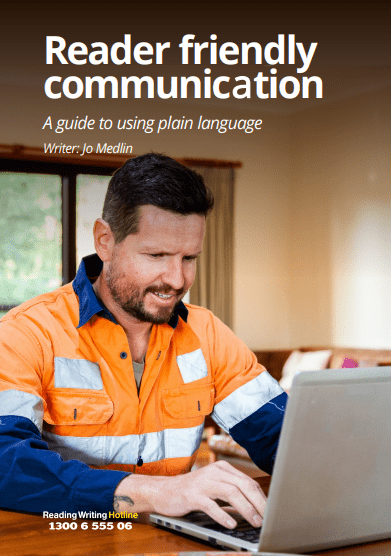 Cover of Reader friendly communication guide written by Jo Medlin