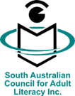 South Australian Council for Adult Literacy Inc logo