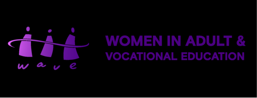 Women in adult & vocational education logo