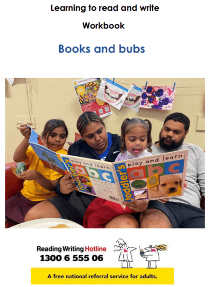 Books and Bubs Reading Writing Hotline