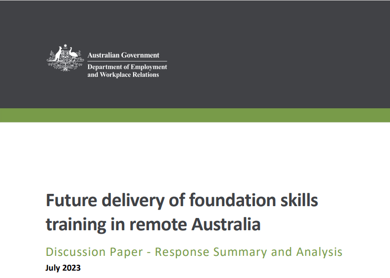 Future delivery of foundation skills